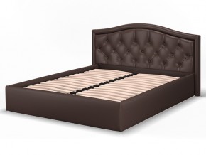 Кровать подъемная Стелла 1400 коричневая в Копейске - kopejsk.magazinmebel.ru | фото