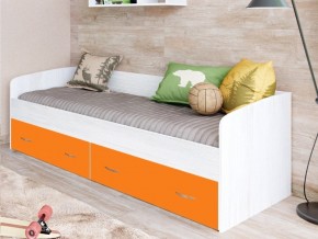 Кровать с выкатными ящиками Винтерберг, оранжевый в Копейске - kopejsk.magazinmebel.ru | фото