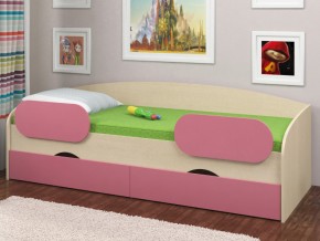 Кровать Соня 2 дуб молочный-розовый в Копейске - kopejsk.magazinmebel.ru | фото - изображение 2