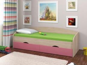 Кровать Соня 2 сонома-розовый в Копейске - kopejsk.magazinmebel.ru | фото
