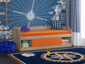 Кровать Соня 4 сонома-оранжевый в Копейске - kopejsk.magazinmebel.ru | фото