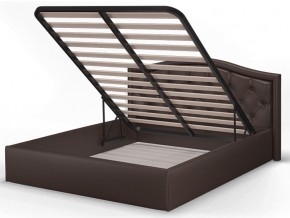 Кровать Стелла 1600 подъемная коричневая в Копейске - kopejsk.magazinmebel.ru | фото - изображение 2