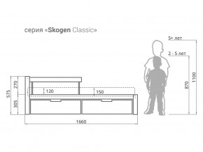 Кровать Svogen classic с ящиками и бортиком дерево в Копейске - kopejsk.magazinmebel.ru | фото - изображение 2