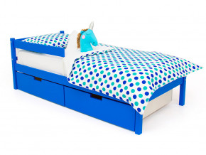 Кровать Svogen classic с ящиками и бортиком синий в Копейске - kopejsk.magazinmebel.ru | фото - изображение 1
