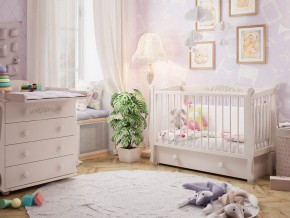 Кроватка детская белая Джулия в Копейске - kopejsk.magazinmebel.ru | фото - изображение 2