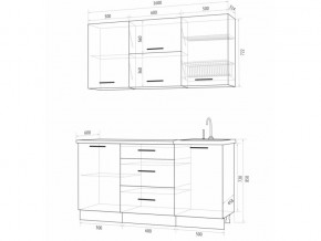 Кухонный гарнитур Флоренс Грин 1600 в Копейске - kopejsk.magazinmebel.ru | фото - изображение 4