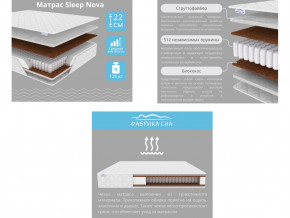 Матрас Sleep Nova шириной 1400 мм в Копейске - kopejsk.magazinmebel.ru | фото - изображение 2