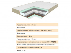 Матрас Тиссая 120х200 в Копейске - kopejsk.magazinmebel.ru | фото - изображение 2