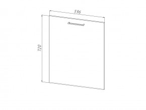 П 60 Комплект для посудомоечной машины 600 мм (цоколь + фасад) ЛДСП в Копейске - kopejsk.magazinmebel.ru | фото