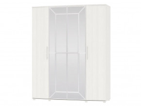 Шкаф 4-х дверный Амели 4-5200 Рамух белый в Копейске - kopejsk.magazinmebel.ru | фото - изображение 1