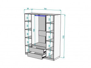 Шкаф Malta light H302 Белый в Копейске - kopejsk.magazinmebel.ru | фото - изображение 2