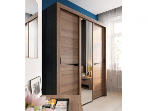 Шкаф с раздвижными дверями трехдверный Соренто дуб стирлинг в Копейске - kopejsk.magazinmebel.ru | фото