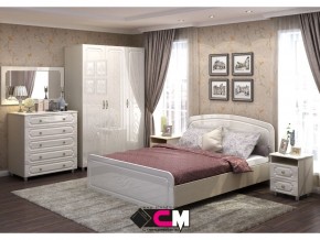 Спальня Виктория МДФ с большим комодом в Копейске - kopejsk.magazinmebel.ru | фото - изображение 1