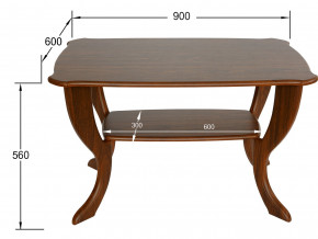 Стол журнальный Маэстро СЖ-01 орех в Копейске - kopejsk.magazinmebel.ru | фото - изображение 2