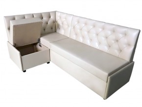 Угловой диван Призма со стяжками белый со спальным местом в Копейске - kopejsk.magazinmebel.ru | фото - изображение 2