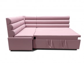 Угловой диван Призма Валики со спальным местом розовый в Копейске - kopejsk.magazinmebel.ru | фото - изображение 3
