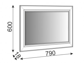 Зеркало Саванна М07 в Копейске - kopejsk.magazinmebel.ru | фото - изображение 2
